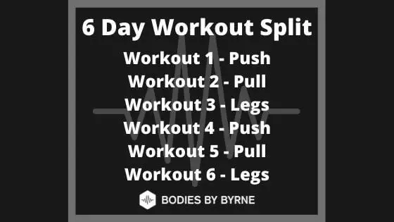 6 day workout routine