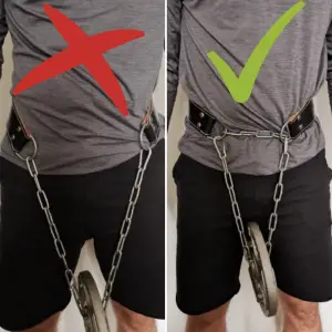 How to use a dip belt