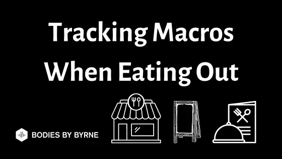Featured image showing a restaurant and menu for a guide on how to track macros when eating out