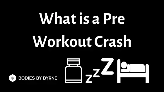 Featured image for an article about pre-workout crashes